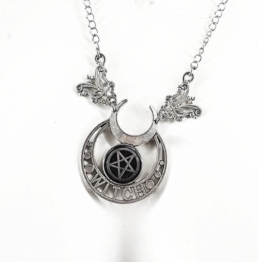 collier lune et arabesques occultes